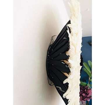 Handmade Juju Hat in Ivory for Stunning Wall Decor