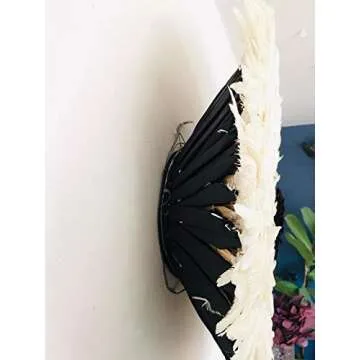 Handmade Juju Hat in Ivory for Stunning Wall Decor