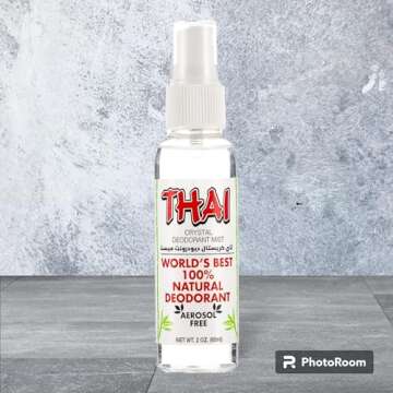 THAI Crystal Mist Deodorant Body Spray - Odorless & Travel Size