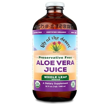 Lily of the Desert Organic Aloe Vera Juice for Skin and Digestion