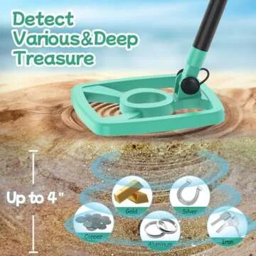 OMMO Kids Metal Detector - Waterproof & Rechargeable Fun