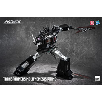 threezero Transformers Nemesis Prime PX MDLX Articulated Figure