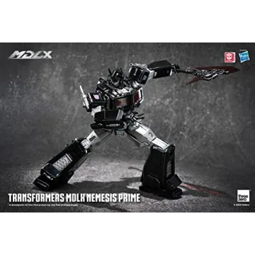 threezero Transformers Nemesis Prime PX MDLX Articulated Figure