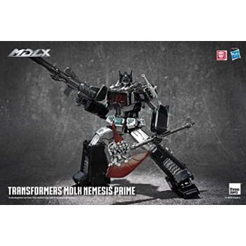threezero Transformers Nemesis Prime PX MDLX Articulated Figure