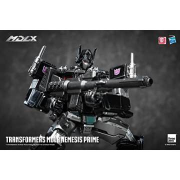 threezero Transformers Nemesis Prime PX MDLX Articulated Figure