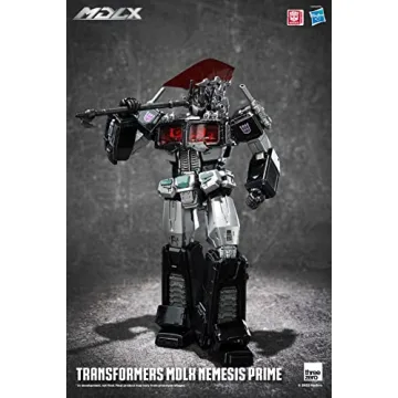 threezero Transformers Nemesis Prime PX MDLX Articulated Figure