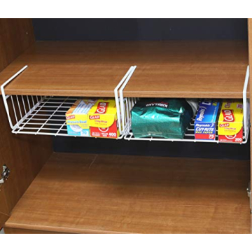 Simple Houseware Under Shelf Basket - 2 Pack for Easy Storage