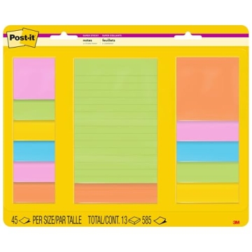 Post-it Super Sticky Notes in Energy Boost Colors