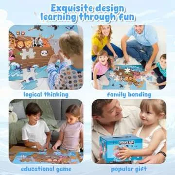 LovesTown Jumbo Animal Floor Puzzle for Kids