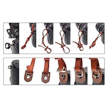 LIFEMATE Scarf Camera Strap,DSLR Camera Strap Universal Neck Strap,Fabric Of Bohemia Floral Scarf Camera Strap For Women (ethnic flower1)