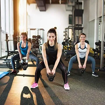 Yes4All Kettlebells Set 5 10 15 lbs for Strength Training