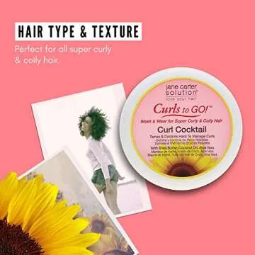 JANE CARTER SOLUTION Curls to Go Cocktail Conditioning Cream (12oz) - Hydrating