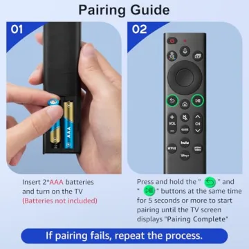 Voice Remote Control for Samsung TVs - 2 Pack Replacement