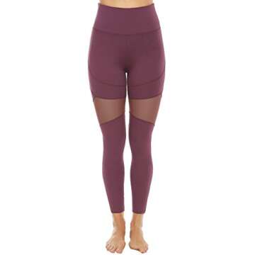 JOYSPELS Mauve Workout Leggings for Women - Stylish & Comfortable
