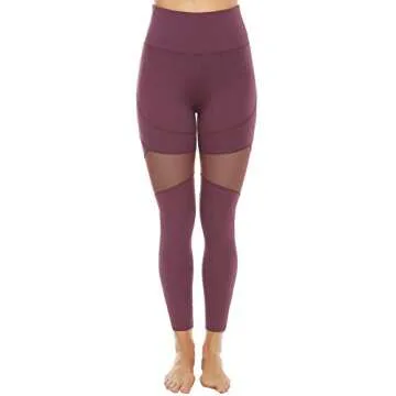 JOYSPELS Mauve Workout Leggings for Women - Stylish & Comfortable