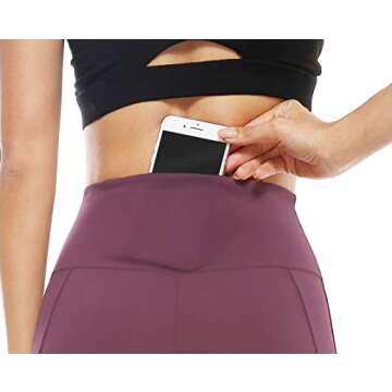 JOYSPELS Mauve Workout Leggings for Women - Stylish & Comfortable