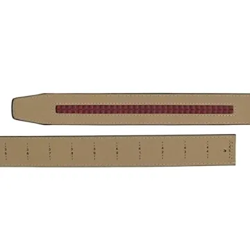 Men's Belt, Nexbelt Ratchet Leather Texture Classic Colour Winner White V.4 Golf Belt