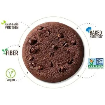 Lenny & Larry's Vegan Complete Cookie, Double Chocolate Snack