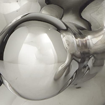 CosmoLiving Abstract Decorative Sculpture in Silver