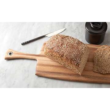 Ironwood Gourmet Large Rectangular Provencale Paddle Board, Acacia Wood 20.5 x 8 x 0.5 inches