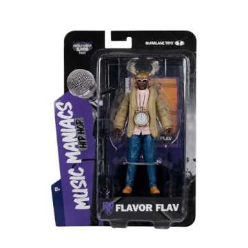 Flavor Flav 6in Action Figure by McFarlane Toys - Music Maniacs