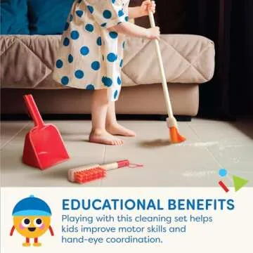 Battat Kids Cleaning Set for Fun and Learning - 2 Years +