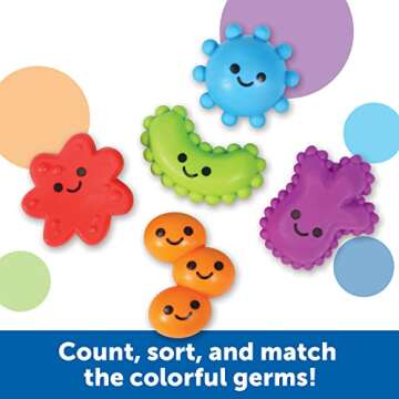 Learning Resources Silly Science Fine Motor Sorting Set, STEM Toys for Kids, Educational Toy, Presch...