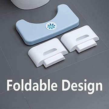 Foldable Ergonomic Toilet Stool for Better Bathroom Comfort