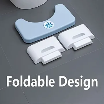 Foldable Ergonomic Toilet Stool for Better Bathroom Comfort