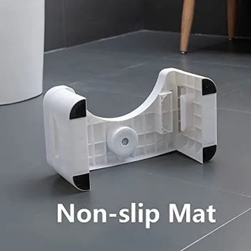 Foldable Ergonomic Toilet Stool for Better Bathroom Comfort