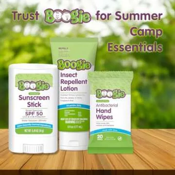 Boogie Insect Repellent Lotion, Keep Mosquitoes, Ticks and Flies Off, DEET Alternative Repellent, Up to 14-Hour Protection, Fragrance-Free, Odorless Lotion, 6 Ounce