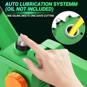 Electric Cordless Mini Chainsaw Battery Powered - 6 Inch Brushless Handheld Chain Saw With Charger For Trimming Tree Branches, Wood Cutting, Backyard Upkeep, Light Home Repairs