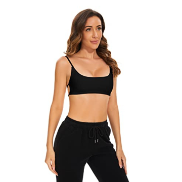 MISSACTIVER Women’s Sexy Backless Crop Top for Active Wear