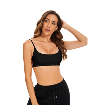 MISSACTIVER Women’s Sexy Backless Crop Top for Active Wear