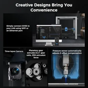 Sovol SV08 3D Printer - High Speed with Auto Leveling