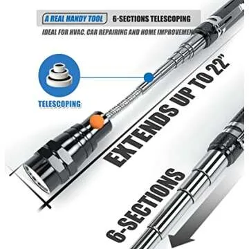 Telescoping Flashlights with Mechanical Batteries