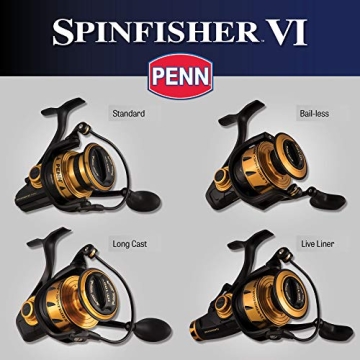 Reliable PENN Spinfisher VI Fishing Reel | Max 15lb Drag