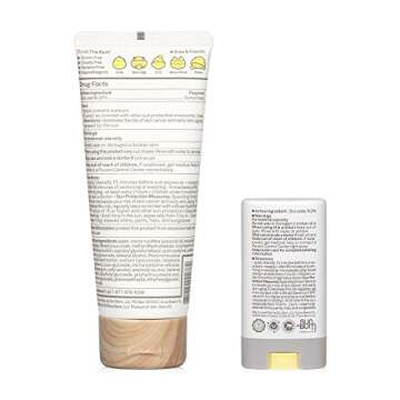 Sun Bum Baby Bum Spf 50 Sunscreen Face Stick and Lotion Mineral Uva/uvb Face and Body Protection for...