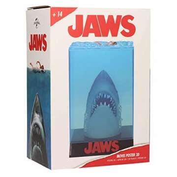 Jaws 3D Movie Poster Statue
