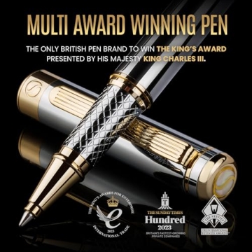Personalized Silver Chrome Rollerball Pen