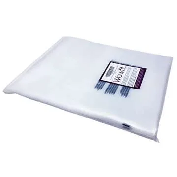 Wowfit 400 CT Combo Pack- 6x9,8x10,9x12,11x14 inches Self Sealing Clear Poly Bags with Suffocation Warning, Strong Adhesive, Not Resealable, 400 Count, FBA compliant