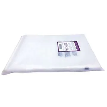 Wowfit 400 CT Combo Pack- 6x9,8x10,9x12,11x14 inches Self Sealing Clear Poly Bags with Suffocation Warning, Strong Adhesive, Not Resealable, 400 Count, FBA compliant