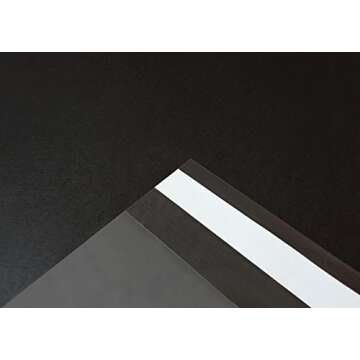 Wowfit 400 CT Combo Pack- 6x9,8x10,9x12,11x14 inches Self Sealing Clear Poly Bags with Suffocation Warning, Strong Adhesive, Not Resealable, 400 Count, FBA compliant