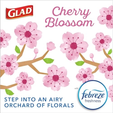 Durable Glad ForceFlex Kitchen Trash Bags with Scent