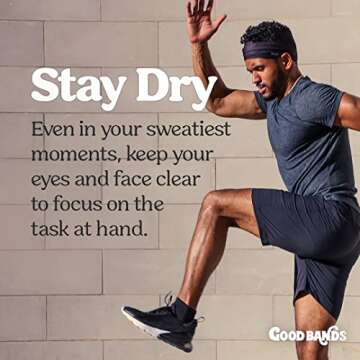 Durable Unisex Sweatband for All Activities - Stay Dry!