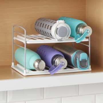 YouCopia Adjustable Water Bottle Organizer for Cabinets