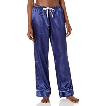 Mae Women's Satin Notch Collar Pajama Set