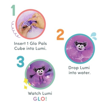 Glo Pals Lumi Water-Activated Light-Up Bath Cubes