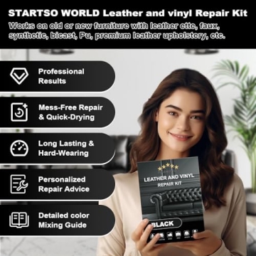 STARTSO WORLD Leather Repair Kit for Easy Repairs