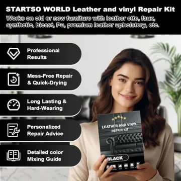 STARTSO WORLD Leather Repair Kit for Easy Repairs